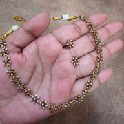 Ad flower necklace