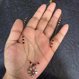 Invisible AD Pendant Necklace