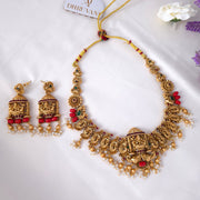 Coral Temple Guttapusalu Necklace