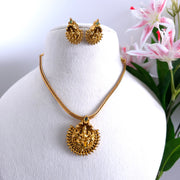 Lakshmi Naga Pendant Chain Choker