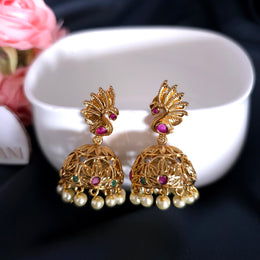 Peacock Jhumka