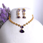 Diamond uncut necklace