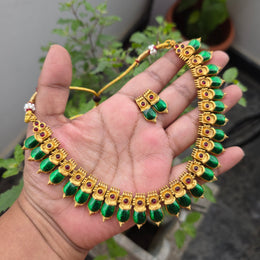 Palakka Necklace Temple style