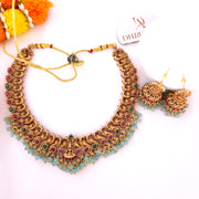 Aadilakshmi Necklace with Jhumka