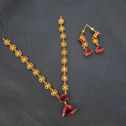 Diamond uncut necklace