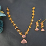 Diamond uncut necklace