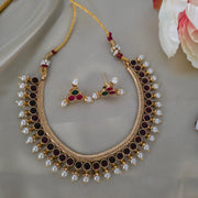 Reversible Pearl Kemp Necklace