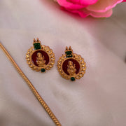 Lakshmi round Pendant chain