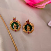Lakshmi round Pendant chain