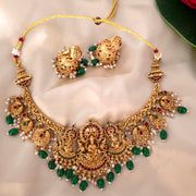 Lakshmi ganesha saraswathi Necklace