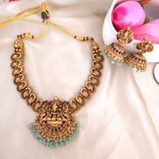 Lakshmi Multi Peacock Necklace