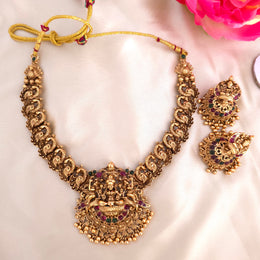 Lakshmi Multi Peacock Necklace