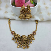 Lakshmi choker with Jhumka
