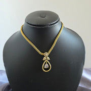 Matte finish AD stone Necklace