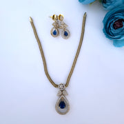 Matte finish AD stone Necklace