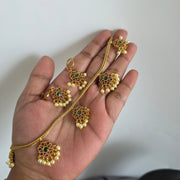 Floral Pearl AD necklace
