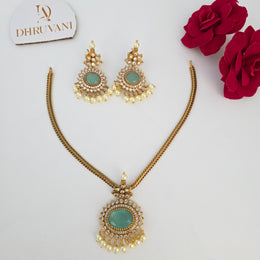 Matte Finish Diamond Choker