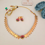 Coin Lotus necklace