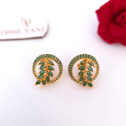 Moon leaf earring