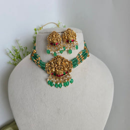 Lakshmi Green choker