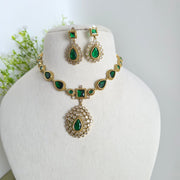 Jyothika Inspired Emerald Necklace