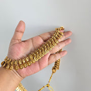 Coin long set / Kaashu Mala with Jhumka