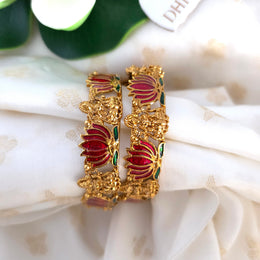 Lakshmi Lotus Bangle