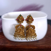 Lakshmi Pearl Gold Jhumka