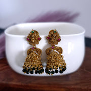 Lakshmi Pearl Gold Jhumka