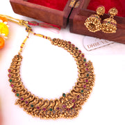 Aadilakshmi Necklace with Jhumka