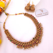 Aadilakshmi Necklace with Jhumka