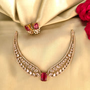 Premium Victorian diamond Hasli choker