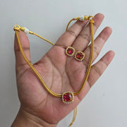 Precious stone Choker
