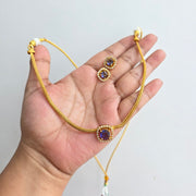 Precious stone Choker