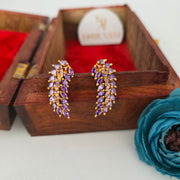 Premium Diamond leaf Earring