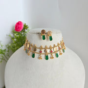 Palakka Coin two layered necklace set