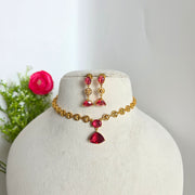Diamond uncut necklace