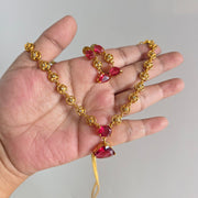 Diamond uncut necklace