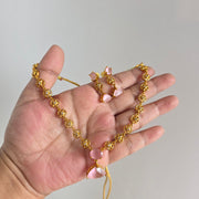 Diamond uncut necklace