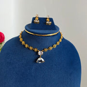 Diamond uncut necklace