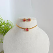 Precious stone Choker
