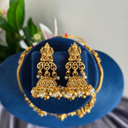 Lakshmi choker with Jhumka