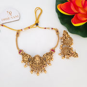 Lakshmi choker with Jhumka