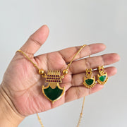 Palakka Pendant long chain