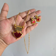 Palakka Pendant long chain