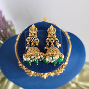 Lakshmi choker with Jhumka
