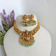 Lakshmi Multi Peacock Necklace