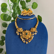 Peacock Hasli Necklace