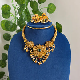 Peacock Hasli Necklace