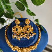Peacock Hasli Necklace